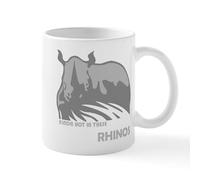 CafePress Ace Ventura Rhinos Mug 11 oz (325 ml) Ceramic Coffee Mug