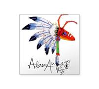 CafePress Adam Ant Logo Square Sticker 3 X 3 Square Bumper Sticker Car Decal