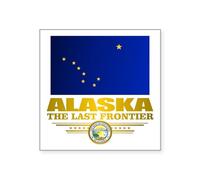 CafePress Alaska Pride Sticker Square Bumper Sticker Car Decal
