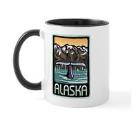 CafePress Alaska Whale Mug 11 oz (325 ml) Ceramic Coffee Mug