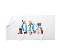 CafePress Alice And Friends In Wonderland, Inclu Large Novelty Printed Beach Towel 30"x60"