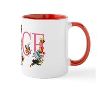 CafePress Alice & Friends in Wonderland Mug 11 oz (325 ml) Ceramic Coffee Mug