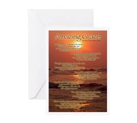 CafePress Amazing Grace Greeting Card, Note Card, Birthday Card, Blank Inside Matte Matte