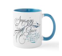 CafePress Amazing Grace Mugs 11 oz (325 ml) Ceramic Coffee Mug