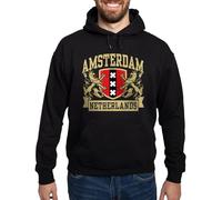 CafePress Amsterdam Netherlands Hoodie (Dark) Men's Dark Hooded Sweatshirt Hoodie Black