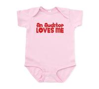 CafePress An Auditor Loves Me Infant Bodysuit - Cute Infant Bodysuit Baby Romper
