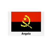 CafePress Angola Angolan Flag Rectangle Magnet, 2"x3" Refrigerator Magnet