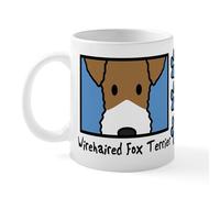 CafePress Anime Wirehaired Fox Terrier Mug 11 oz (325 ml) Ceramic Coffee Mug