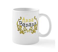 CafePress Anna Banana Mug 11 oz (325 ml) Ceramic Coffee Mug