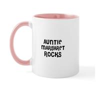 CafePress Auntie Margaret Rocks Mug 11 oz (325 ml) Ceramic Coffee Mug