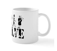 CafePress Bagpipes Bagpiper Mug 11 oz (325 ml) Ceramic Coffee Mug