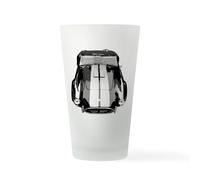 CafePress BCRRR_Tall_Solid Pint Glass, 16 oz. Drinking Glass