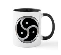 CafePress BDSM Femdom Triskelion Symbol Mug 11 oz (325 ml) Ceramic Coffee Mug