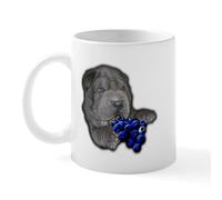 CafePress Blue Shar Pei Mug 11 oz (325 ml) Ceramic Coffee Mug