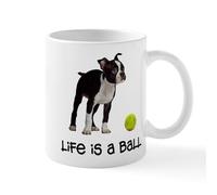 CafePress Boston Terrier Life Mug 11 oz (325 ml) Ceramic Coffee Mug