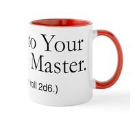 CafePress Bow to Your Game Master Mug 11 oz (325 ml) Ceramic Coffee Mug