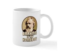 CafePress Brahms is My Homeboy Mug 11 oz (325 ml) Ceramic Coffee Mug
