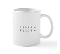 CafePress Braille Alphabet Mug 11 oz (325 ml) Ceramic Coffee Mug