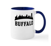 CafePress Buffalo NY Skyline Mugs 11 oz (325 ml) Ceramic Coffee Mug