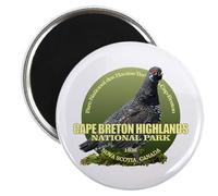 CafePress Cape Breton Highlands Magnets 2.25" Round Magnet, Refrigerator Magnet