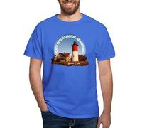 CafePress Cape Cod National Seashore T Shirt Men's Traditional Fit Dark Casual Tshirt Royal