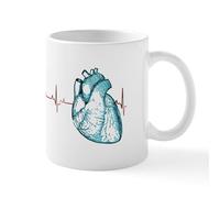 CafePress Cardiac EKG Mug 11 oz (325 ml) Ceramic Coffee Mug