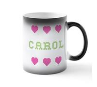 CafePress Carol Cross Stitch 11 oz (325 ml) Color-Changing Coffee Mug