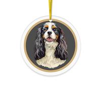 CafePress Cavalier King Charles Acrylic Circle Shaped Ornament