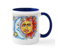 CafePress Celestial Sun and Moon Mug 11 oz (325 ml) Ceramic Coffee Mug