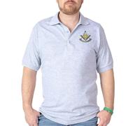 CafePress Celtic Past Master Big Men's Polo Shirt Heather Gray