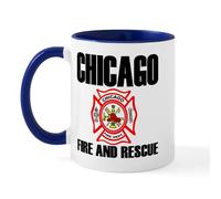 CafePress Chicago Fire Department Mug 11 oz (325 ml) Ceramic Coffee Mug