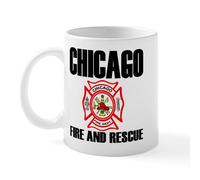 CafePress Chicago Fire Department Mug 11 oz (325 ml) Ceramic Coffee Mug