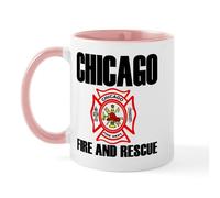 CafePress Chicago Fire Department Mug 11 oz (325 ml) Ceramic Coffee Mug