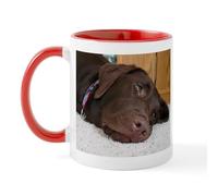 CafePress Chocolate Lab Thoughts Mug 11 oz (325 ml) Ceramic Coffee Mug