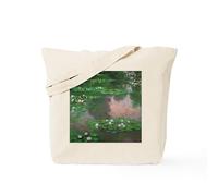 CafePress Claude Monet Water Lilies Tote Bag Natural Canvas Tote Bag, Reusable Shopping Bag