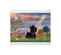 CafePress Cloud Angel & Scotty Throw Blanket Super Soft Fleece Plush Throw Blanket, 60"x50"