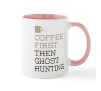 CafePress Coffee Then Ghost Hunting Mugs 11 oz (325 ml) Ceramic Coffee Mug