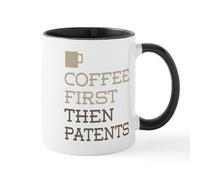 CafePress Coffee Then Patents Mugs 11 oz (325 ml) Ceramic Coffee Mug