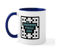 CafePress Crossword King Mug 11 oz (325 ml) Ceramic Coffee Mug