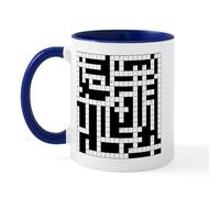 CafePress Crossword Puzzle Mug 11 oz (325 ml) Ceramic Coffee Mug