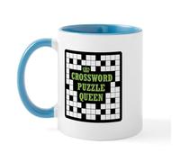 CafePress Crossword Queen Mug 11 oz (325 ml) Ceramic Coffee Mug