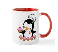 CafePress Cute Penguin Mug Mugs 11 oz Mug | 11 oz (325 ml) Ceramic Coffee Mug