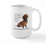 CafePress Dachshund Dad Large Mug 15 oz (444 ml) Ceramic Coffee Mug