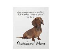 CafePress Dachshund Mom Throw Blanket Super Soft Fleece Plush Throw Blanket, 60"x50"