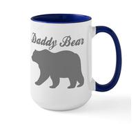 CafePress Daddy Bear Large Mug 15 oz (444 ml) Ceramic Coffee Mug