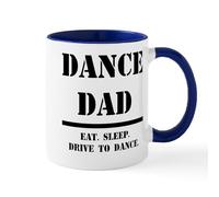 CafePress Dance Dad Mugs 11 oz (325 ml) Ceramic Coffee Mug