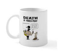 CafePress Death by Powerpoint Execution Mug 11 oz (325 ml) Ceramic Coffee Mug