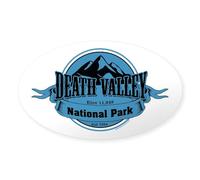 CafePress Death Valley 4 Sticker Oval Bumper Sticker, Euro Oval Car Decal