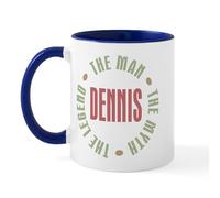 CafePress Dennis Man Myth Legend Mug 11 oz (325 ml) Ceramic Coffee Mug