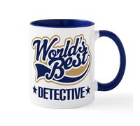 CafePress Detective Gift Mug 11 oz (325 ml) Ceramic Coffee Mug